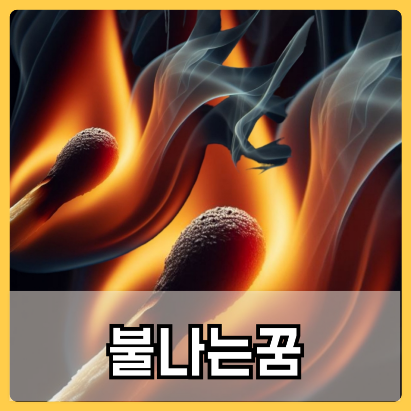 집에 불이 나는 꿈 불나는꿈 로또 복권 남의 건물에 불나서 대피하는 해몽