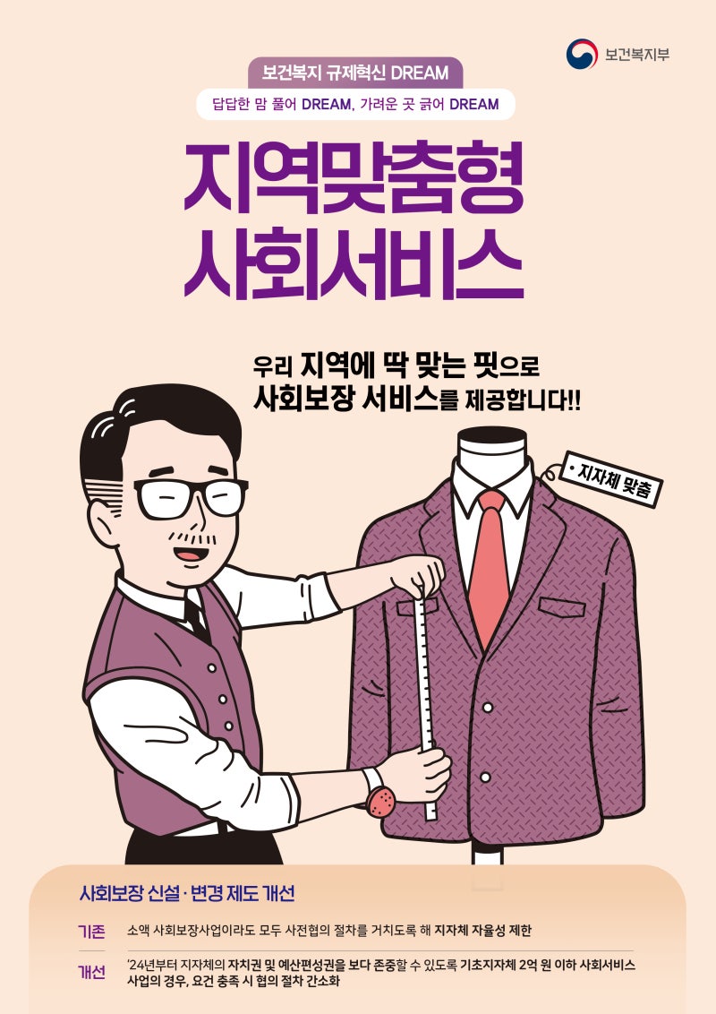 지역맞춤형 사회서비스를 제공합니다!ㅣ2024 규제혁신 : 네이버 블로그