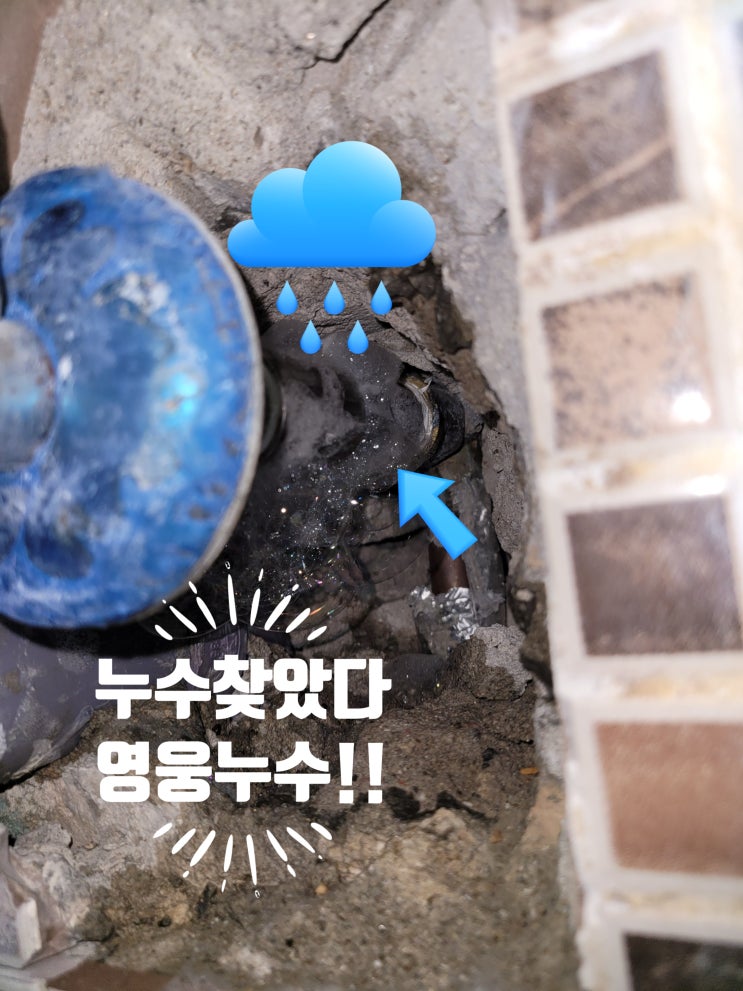  부천 여월동누수) 누수탐지1타 영웅누수 여월 휴먼시아 누수탐지와 공사 이야기 들려드릴게요