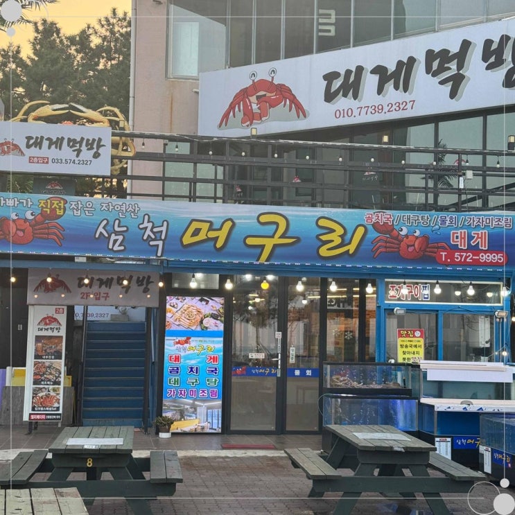 삼척맛집 뷰좋은곳! 여행와서 찾아온 삼척머구리