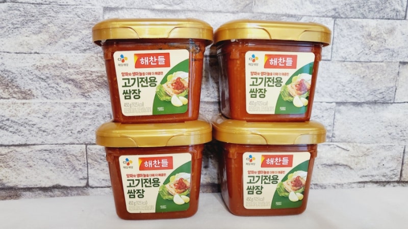 고기의 느끼함을 잡아주는 해찬들 고기전용쌈장