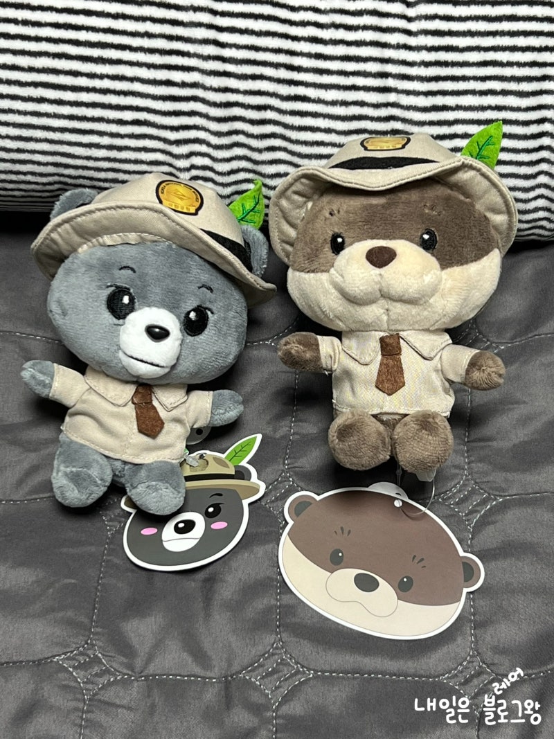 국립공원공단 굿즈 반달이 달콩이 키링 후기