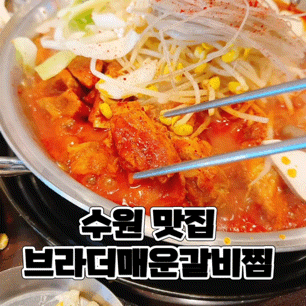  수원맛집 인계동 나혜석거리 브라더매운갈비찜 수원점