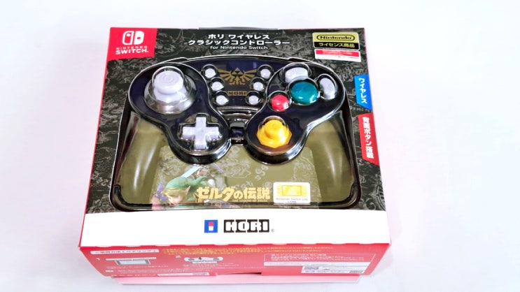 HORI 닌텐도 라이선스 게임큐브 타입의 스위치 콘트롤러 젤다버전 HORI 닌텐도 라이선스 게임큐브 타입의 스위치 콘트롤러 젤다버전