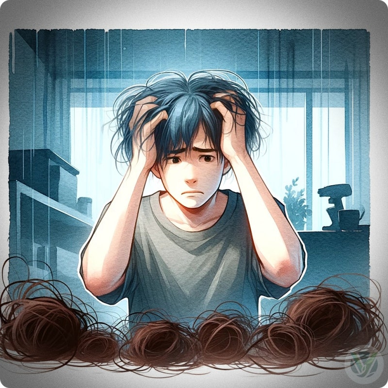 원형 탈모 되는 꿈 해석, 머리카락 빠지는 꿈해몽 풀이