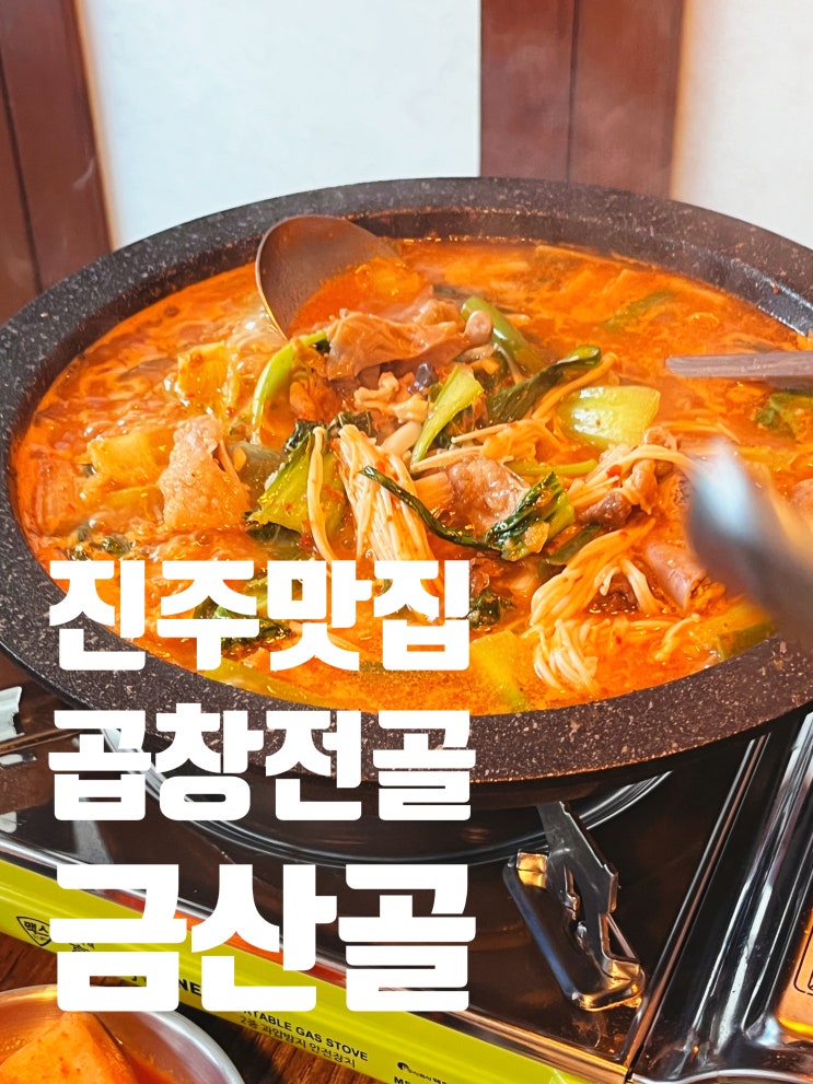  [진주] 잡내 없는 깔끔한 곱창 진주맛집 금산골 진주혁신도시  본점