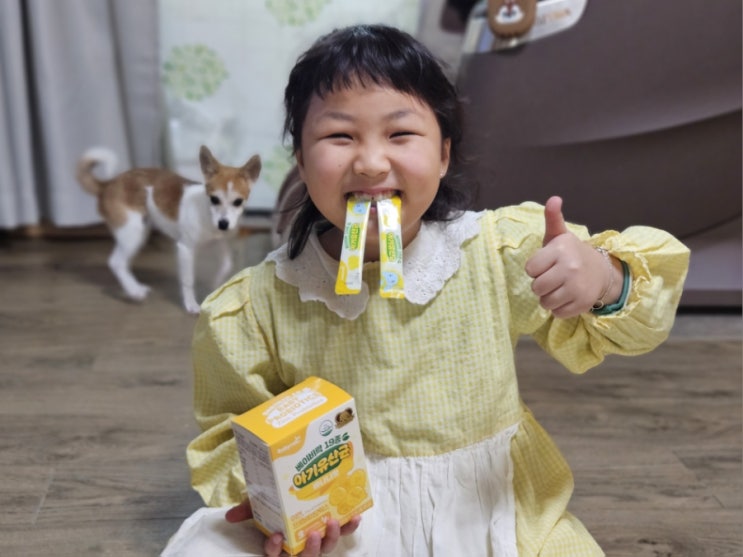  어린이유산균 바나나맛 베이비락으로 골랐어요