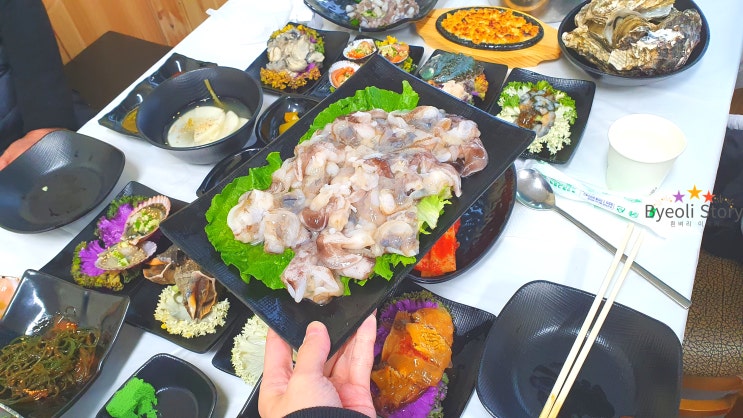  남당리 새조개 맛집! 기본 구성 굿!