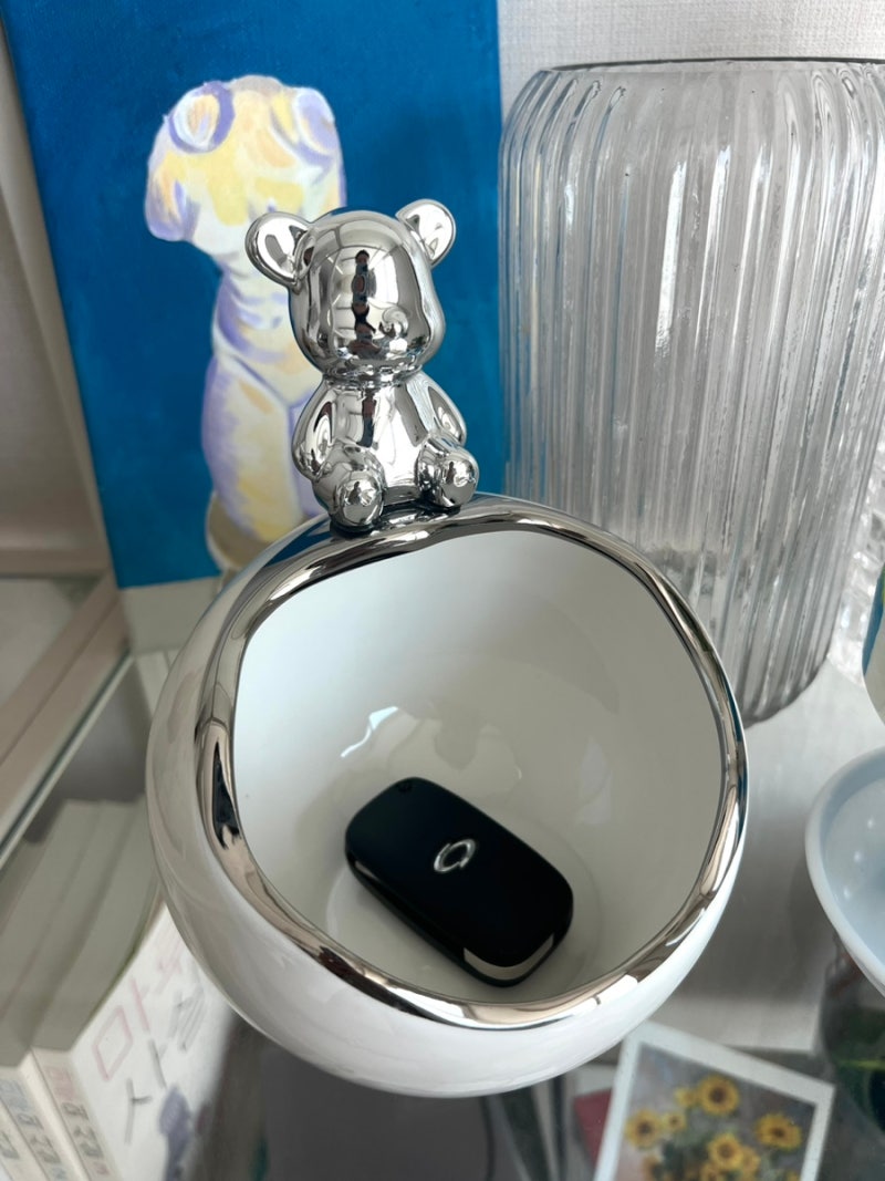 본디자인랩 곰돌이 오브제 차키보관함