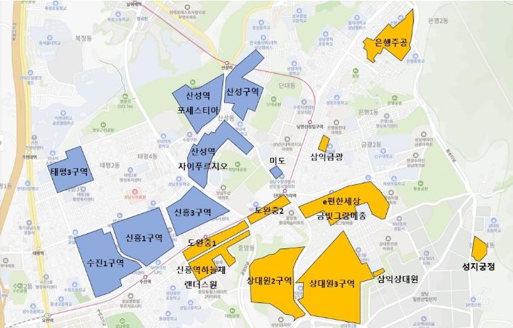 성남 재개발 재건축 총정리 (2030 성남시 정비기본계획을 한눈에) : 네이버 블로그