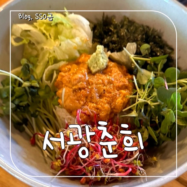  [제주도 서귀포] 서광춘희 : 배틀트립 나온 성게 라면, 성게비빔밥 맛집 내돈내산