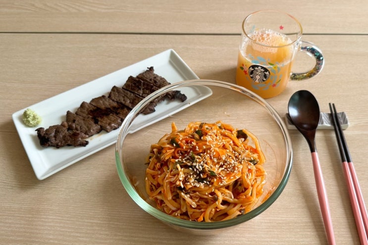  비빔칼국수 만들기 + 비빔국수 양념장 레시피