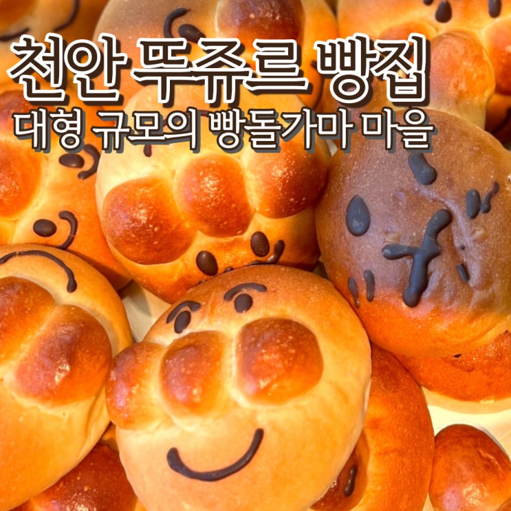  천안 뚜쥬르 빵돌가마마을 어린이베이커리 돌가마만주 거북이빵