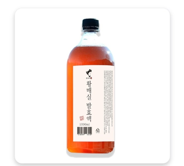 하동권여사 3년숙성 황매실 발효액, 1개, 1000ml