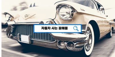  [꿈해몽풀이] 자동차사는꿈해몽 새차꿈 자동차꿈해몽