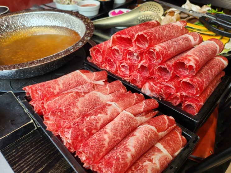  [경기/부천시] 옥소반 부천시청점 - 고급스러우면서 깔끔한 분위기의 샤브샤브 스키야키 맛집, 가족모임, 데이트로 좋은 친절하고 깨끗한 부천중동맛집