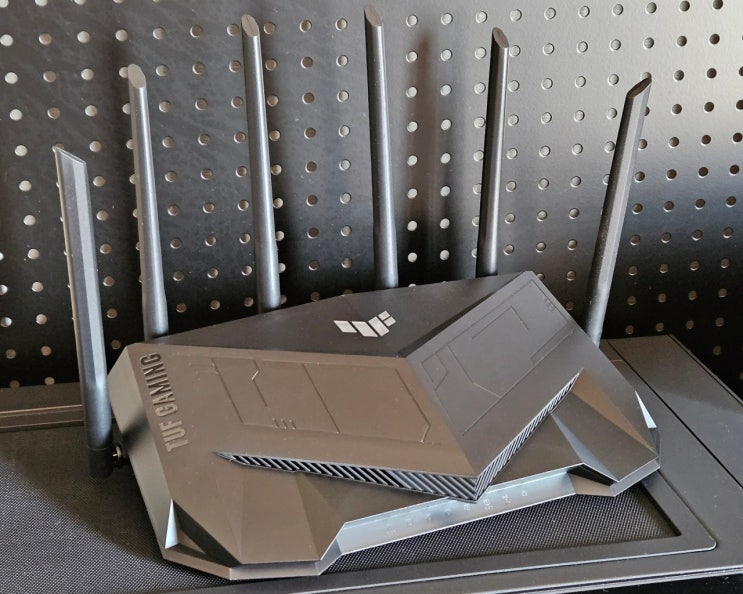 ASUS 신형 Wi-Fi 6 유선·무선 공유기 TUF Gaming AX6000 와이파이 커버리지, 속도 측정 리뷰