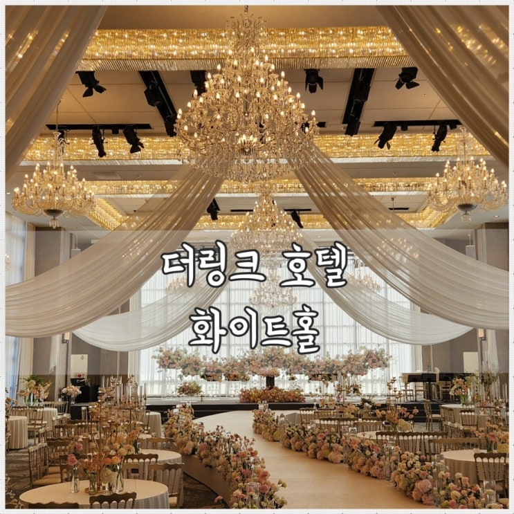 W 새로 오픈한 신도림 웨딩홀 더링크호텔 서울 화이트홀 24년 11월 하반기 견적 공유