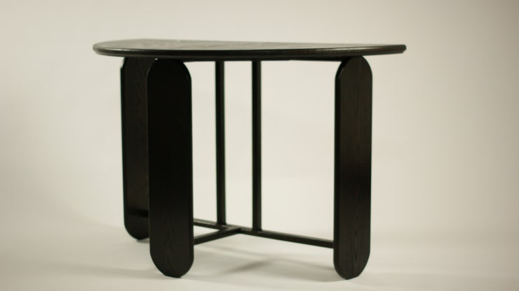  redoak console table / 적참나무 콘솔테이블_우디터