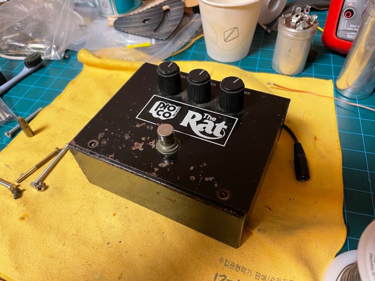  1983 Proco Filter Rat - 부러진 나사 복원 및 청소