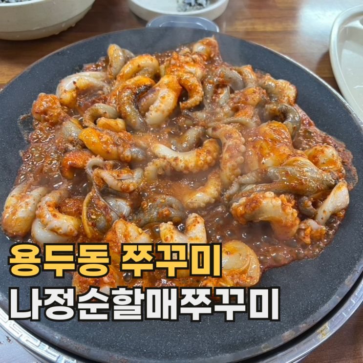  용두동 나정순할매쭈꾸미 본점 서울에서 가장 유명한 주꾸미 맛집