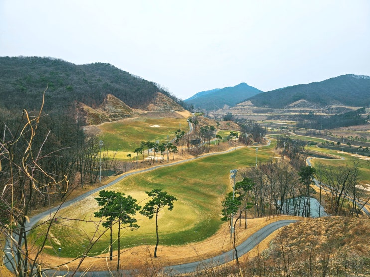 <b>충주 골프장 추천</b> 올데이cc 마운틴 코스 레이크 식당 굿!