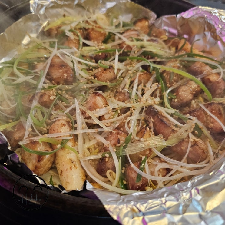  인천 구월동맛집 구워나오는 본진삼겹살