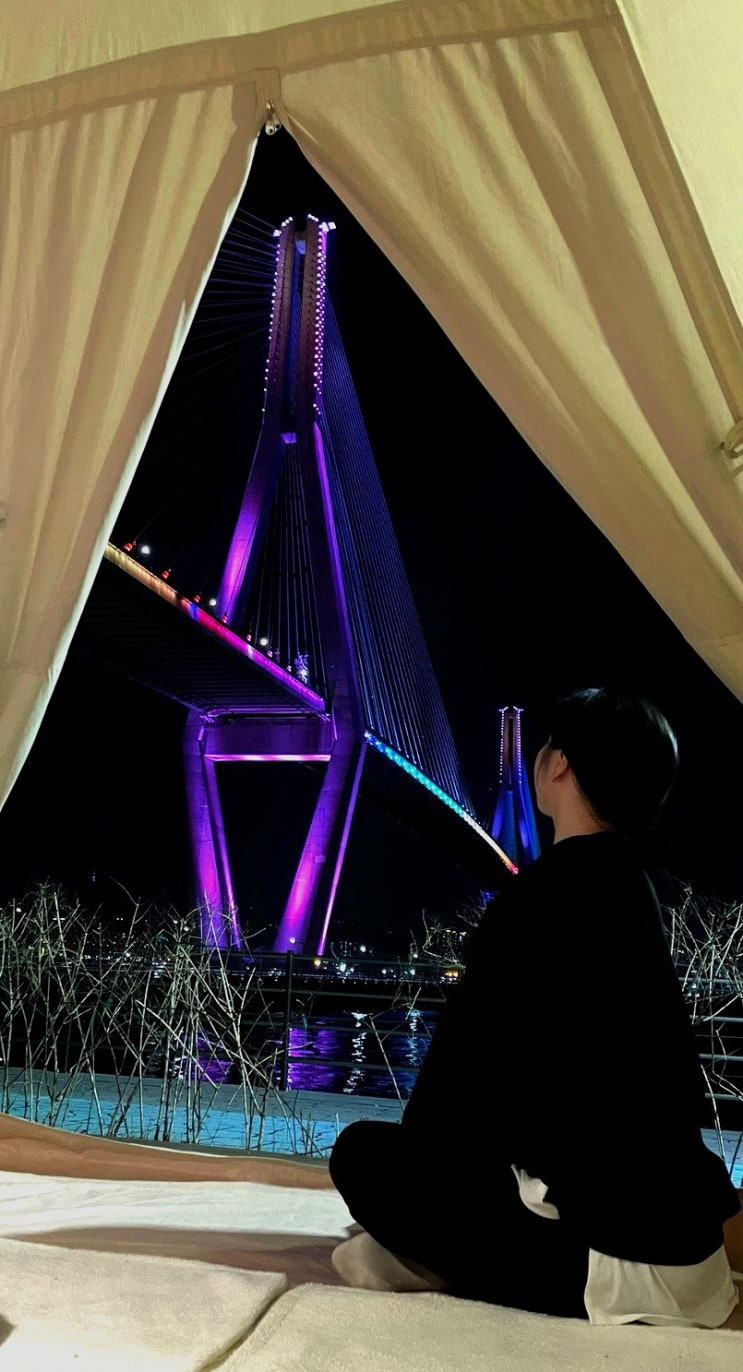  영도 마리노 오토캠핑장에서 찾은 부산 야경 명당