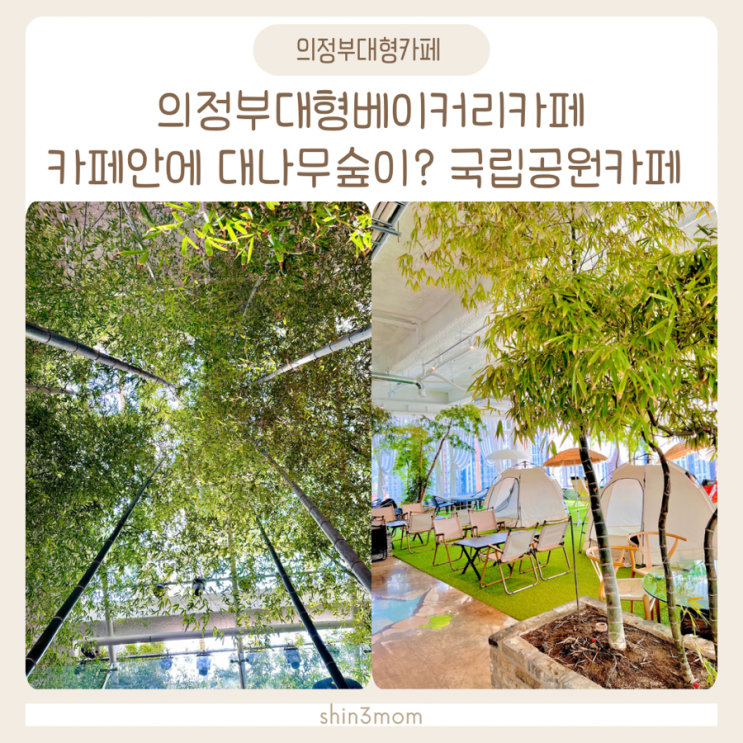  의정부 민락 대형베이커리커피숍  대나무숲이있는 카페국립공원