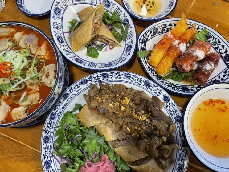  강남역 쌀국수 맛집 강남 땀땀  평일 웨이팅 사이드메뉴 추천