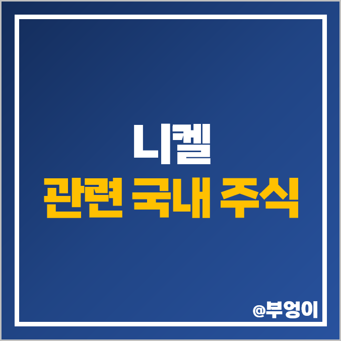 니켈 관련주 원자재 주식 포스코인터내셔널 주가 LG화학 니켈 관련주 원자재 주식 포스코인터내셔널 주가 LG화학