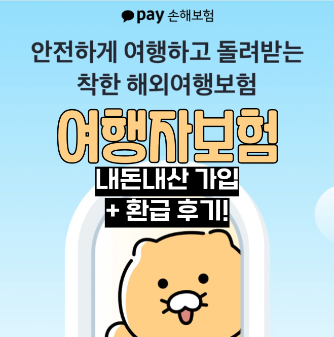  여행자보험 가입 카카오 해외 단기 추천