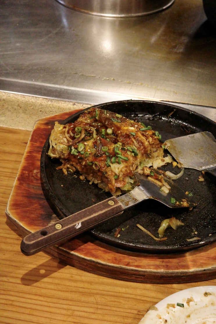  기타큐슈 고쿠라 오코노미야키 맛집 테판야끼(철판구이) 하네 鉄板焼 羽