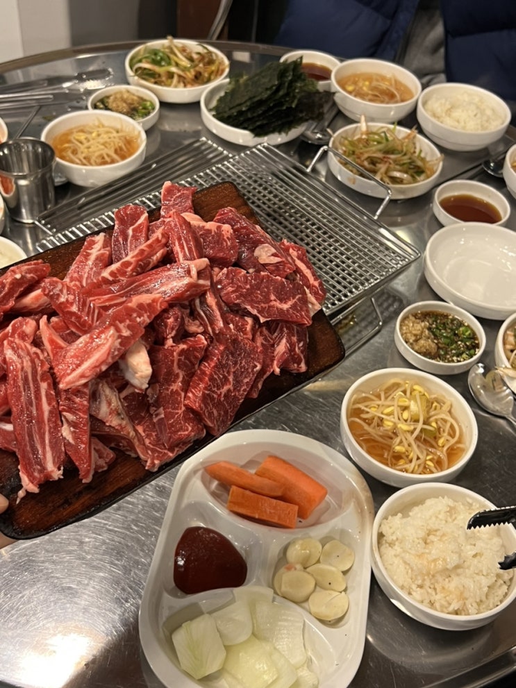 천안 소갈비살 맛집 산내들
