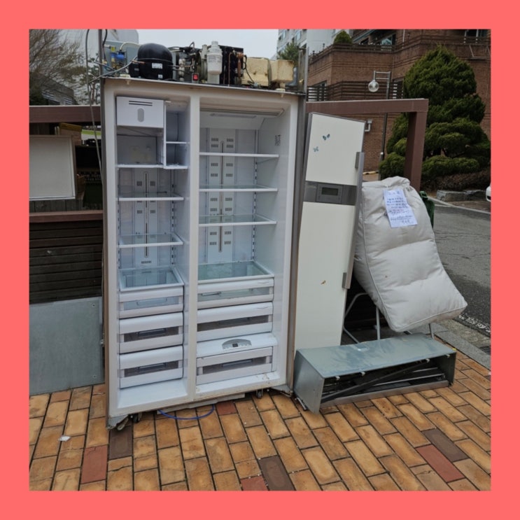  HBR427YX 빌트인냉장고 철거 이동