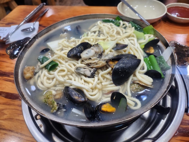  해물이 한가득 논산 칼국수맛집 강경해물칼국수
