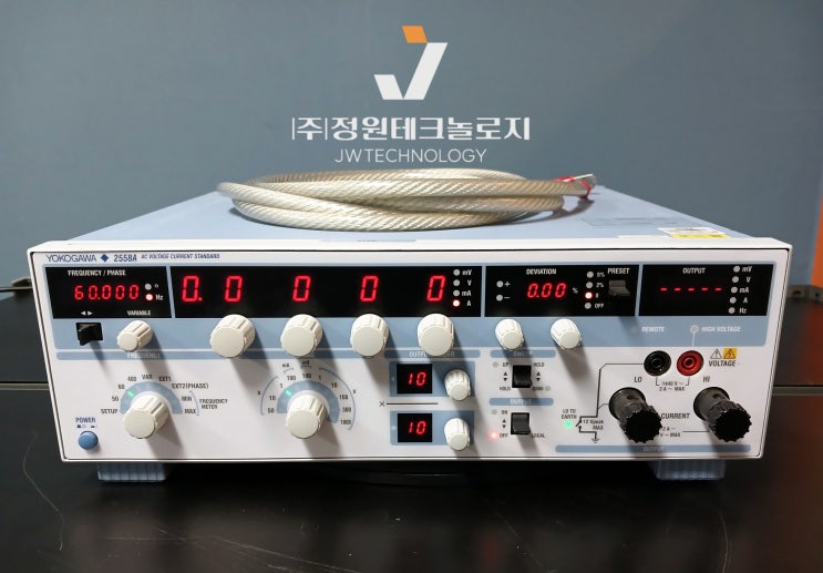  2558A 요꼬가와 AC 전압전류발생기 Yokogawa AC Voltage Current Standard 렌탈 및 판매