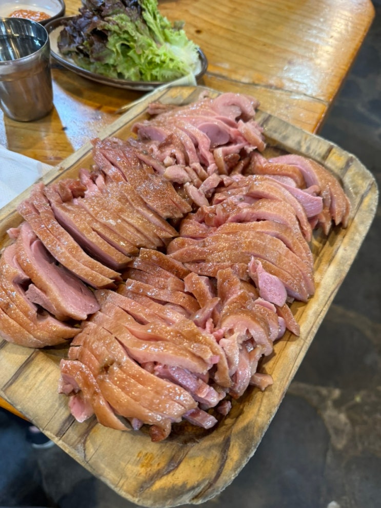  [온누리 장작구이 과천첨] 내돈내산 친돈내먹 훈제오리 장작구이 맛집 인생 오리고기