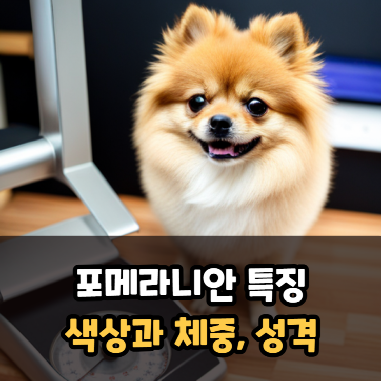  포메라니안 특징 입양, 분양 전 색상과 체중, 성격 알아보기