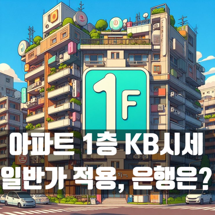  아파트 1층 담보대출 KB 시세 일반가 인정되는 은행 금리와 조건은?