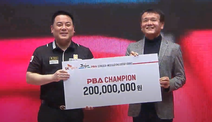 'PBA <b>월드챔피언십</b> 최초 연속 <b>우승</b>' <b>조재호</b> <b>우승</b>, 사파타... 