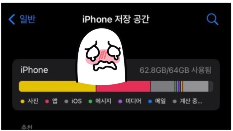  [Q&A] 아이폰 용량을 다운그레이드(128→ 64기가)하면 어떻게 되나요?