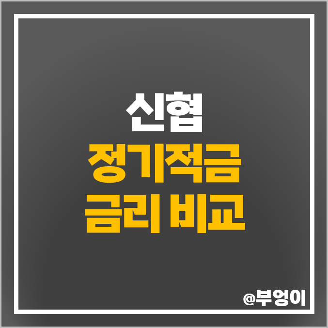 신협 정기적금 금리 비교 단기 6개월 이자 높은 적금 특판 추천 신협 정기적금 금리 비교 단기 6개월 이자 높은 적금 특판 추천