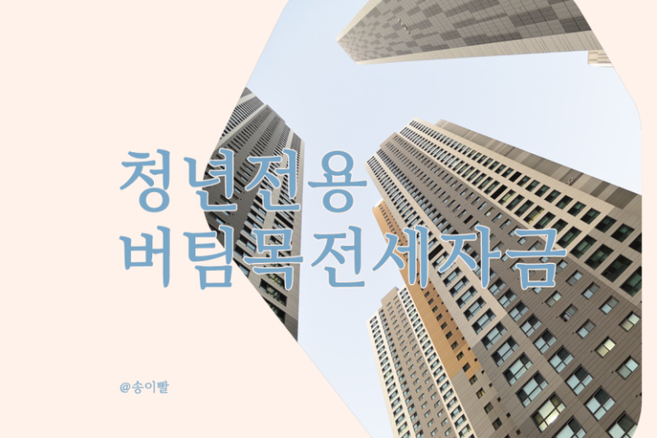  청년전용 버팀목전세자금 +임대인 변경