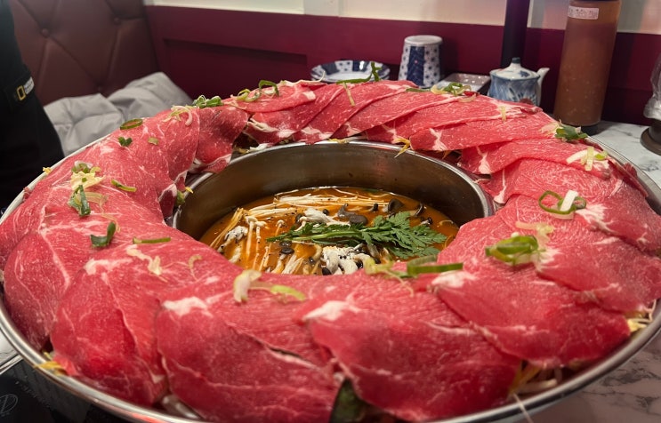  대전 은행동 샤브샤브 맛집, 화산샤브 대전은행점