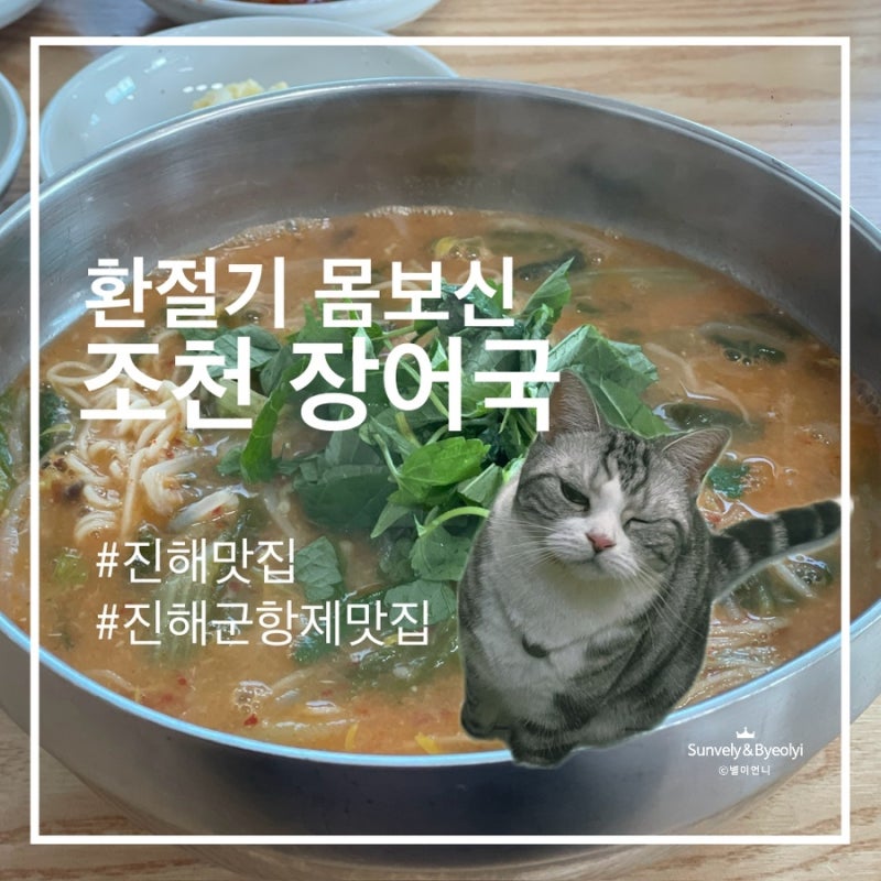 진해 몸보신 맛집, 조천장어국 한사발 먹어요