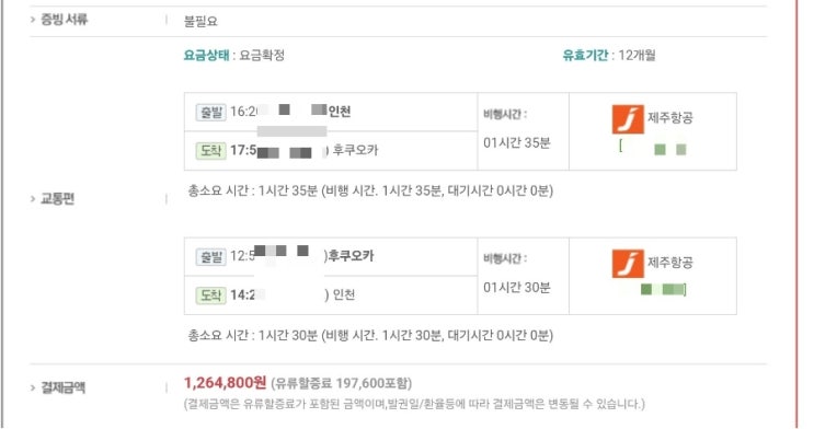  2월달 아이들과 함께하는 일본 후쿠오카 여행