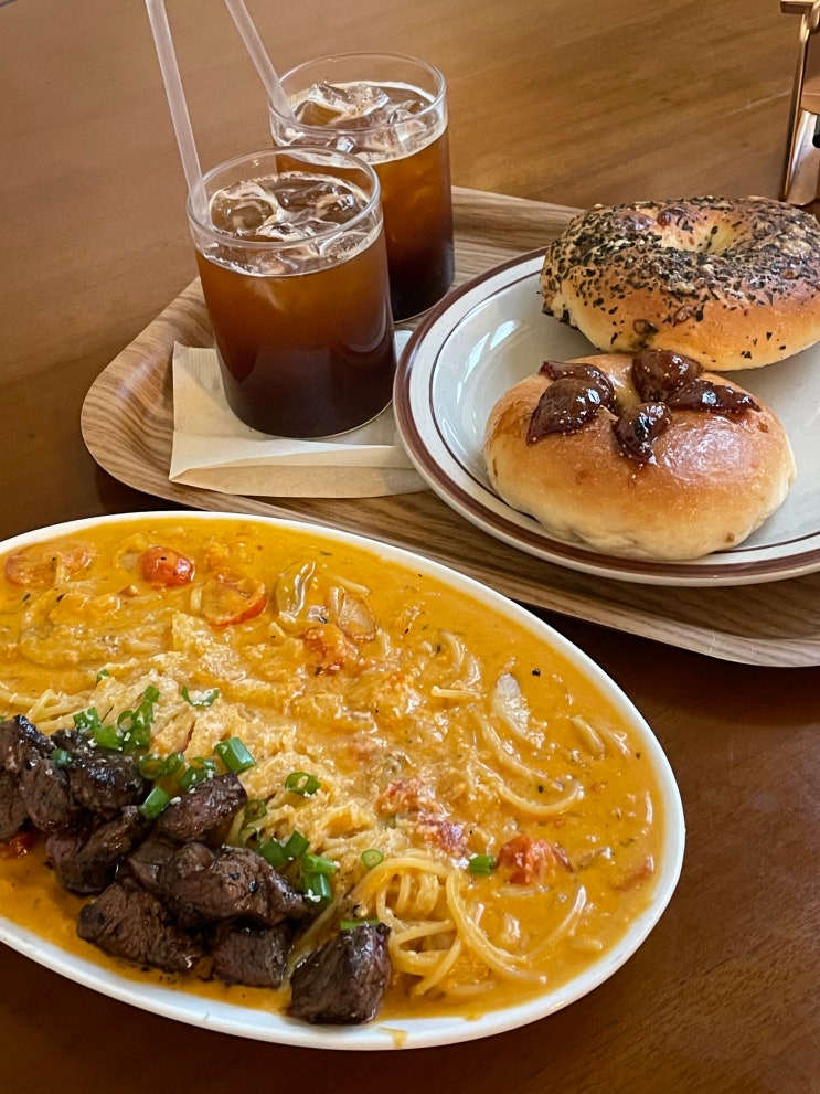  창원 가로수길 베이글&파스타 맛집 “브라운바스켓” 리뷰️