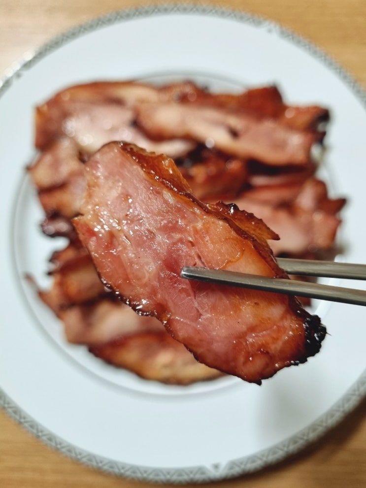  노랑오리 마늘치킨훈제슬라이스 반찬 없을 때 좋아요.