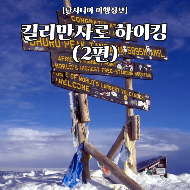  [탄자니아 여행정보] 킬리만자로 하이킹 2편 - 킬리만자로 완등을 위해 알아야 할 것들! 그리고 아모트래블의 킬리만자로에 대한 가치관까지